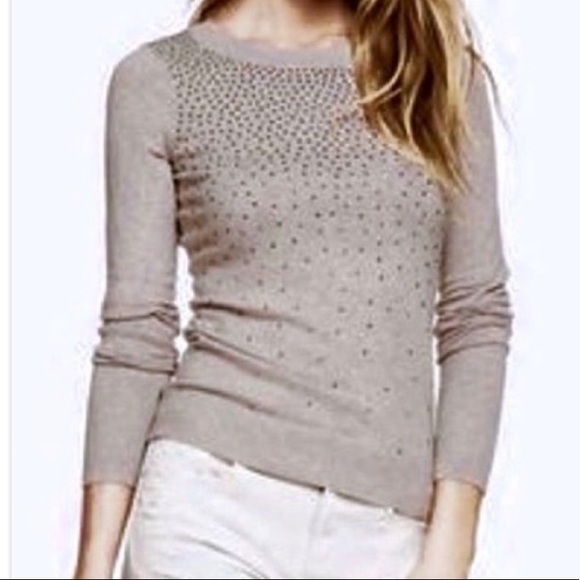 Express Rhinestone Embellished Sweater 